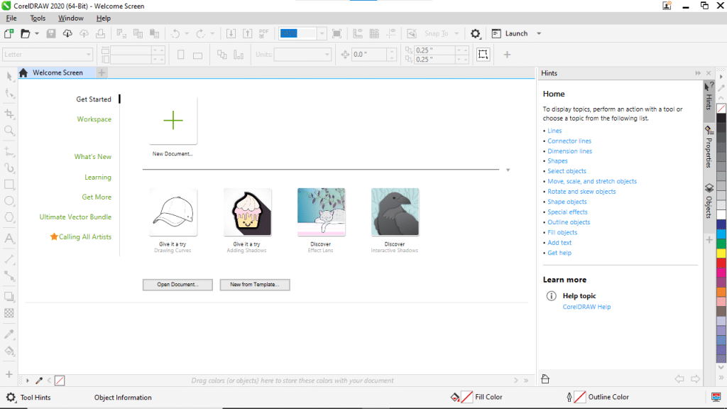 CorelDraw Graphics Suite 2023 Screenshot